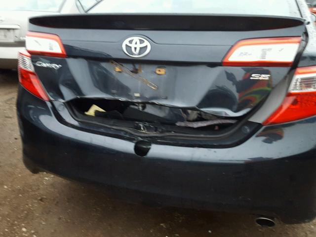 4T1BF1FK0EU338810 - 2014 TOYOTA CAMRY L BLACK photo 9