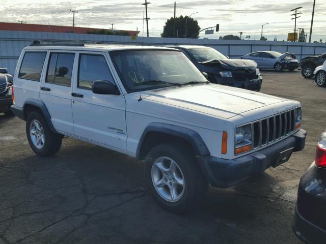 1J4FT48S8YL212387 - 2000 JEEP CHEROKEE S WHITE photo 1