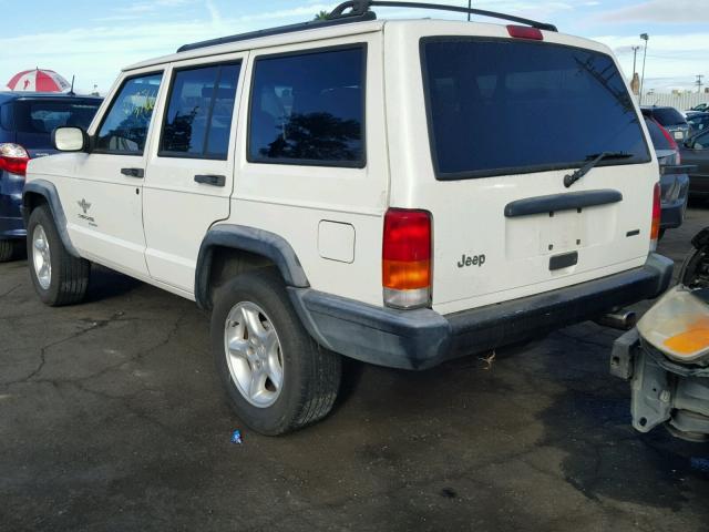 1J4FT48S8YL212387 - 2000 JEEP CHEROKEE S WHITE photo 3