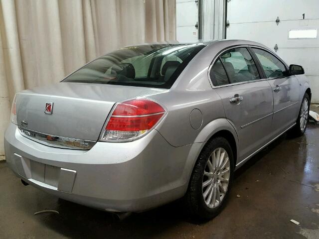 1G8ZV57728F210160 - 2008 SATURN AURA XR SILVER photo 4