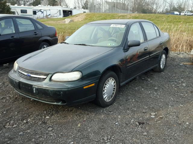 1G1ND52J62M686806 - 2002 CHEVROLET MALIBU GREEN photo 2