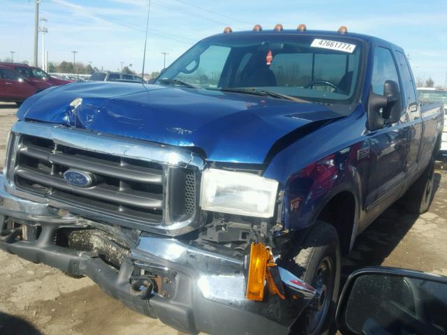 1FTNX21F4XEB25435 - 1999 FORD F250 SUPER BLUE photo 2