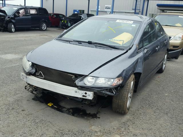 19XFA1F61BE043684 - 2011 HONDA CIVIC LX-S GRAY photo 2