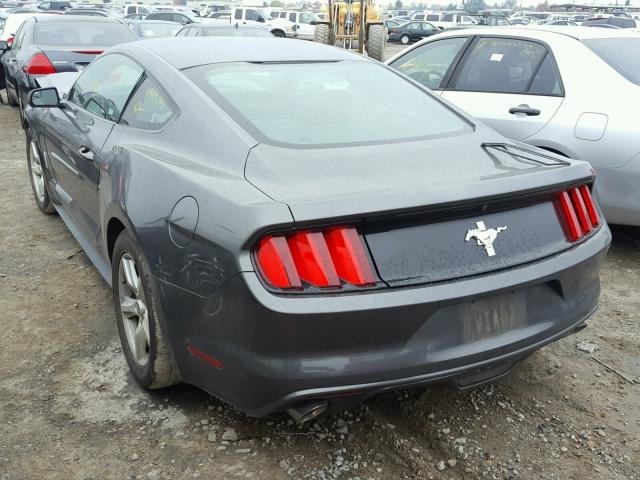 1FA6P8AM7H5229401 - 2017 FORD MUSTANG CHARCOAL photo 3