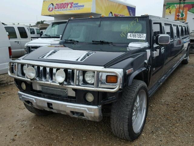 5GRGN23U05H127932 - 2005 HUMMER H2 BLACK photo 2