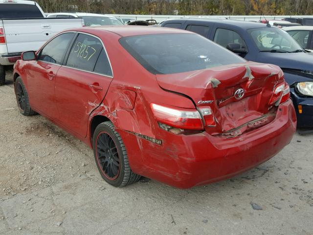 4T1BE46K99U309686 - 2009 TOYOTA CAMRY BASE RED photo 3