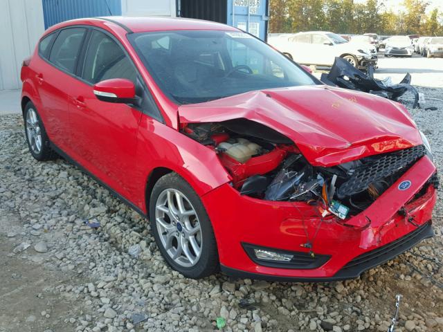 1FADP3K23FL318575 - 2015 FORD FOCUS SE RED photo 1