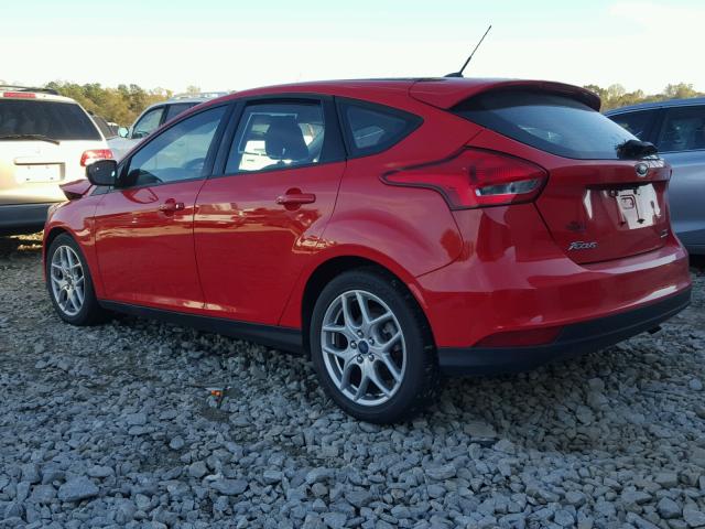 1FADP3K23FL318575 - 2015 FORD FOCUS SE RED photo 3