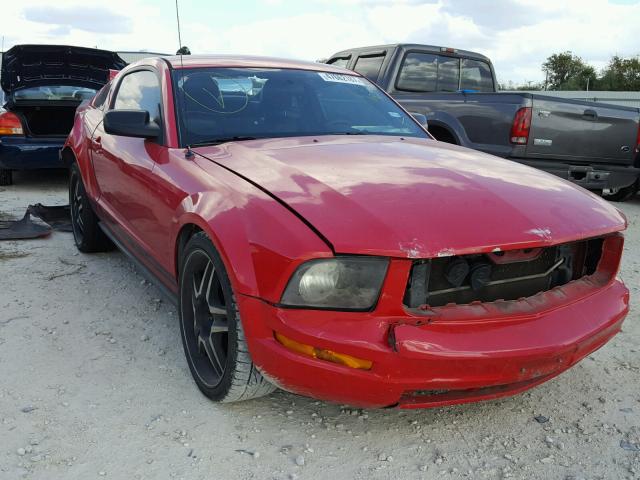 1ZVHT80N775291918 - 2007 FORD MUSTANG RED photo 1