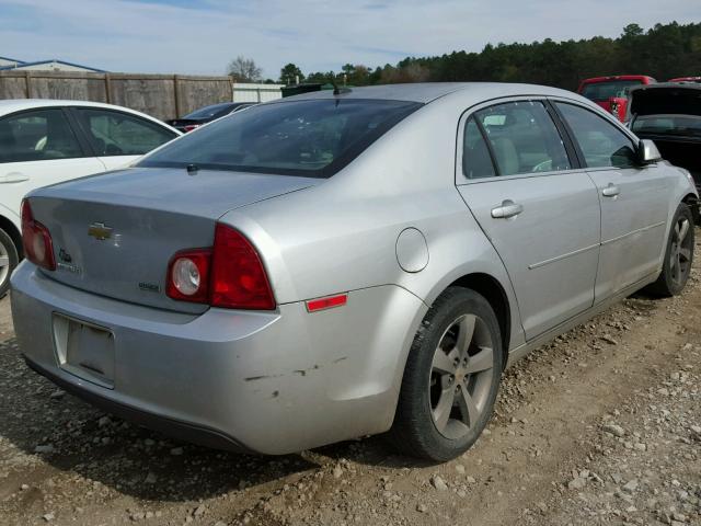 1G1ZC5EU9BF274278 - 2011 CHEVROLET MALIBU 1LT SILVER photo 4