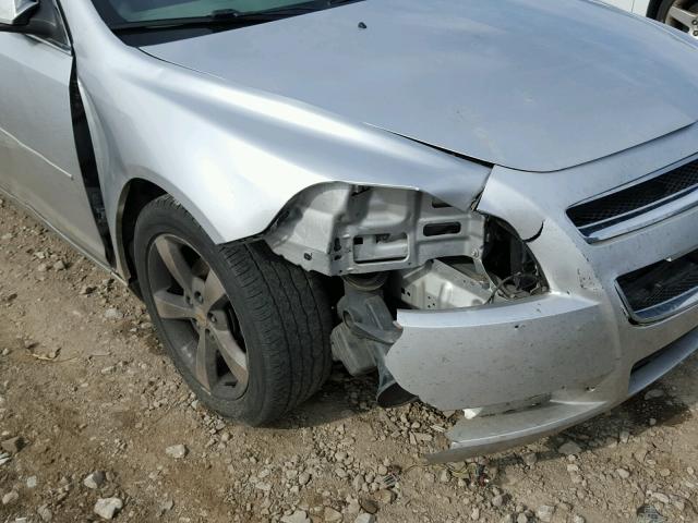 1G1ZC5EU9BF274278 - 2011 CHEVROLET MALIBU 1LT 银色 照片 9
