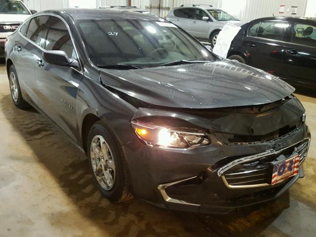 1G1ZB5ST1HF284116 - 2017 CHEVROLET MALIBU LS GRAY photo 1