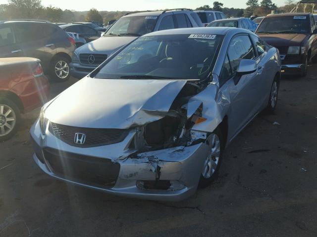 2HGFG3B59CH555885 - 2012 HONDA CIVIC LX SILVER photo 2