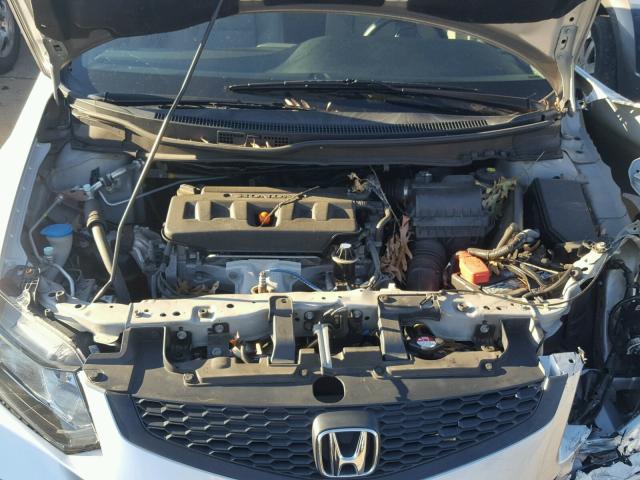 2HGFG3B59CH555885 - 2012 HONDA CIVIC LX SILVER photo 7