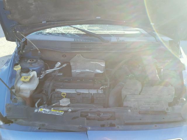 1B3HB48B97D262646 - 2007 DODGE CALIBER SX BLUE photo 7