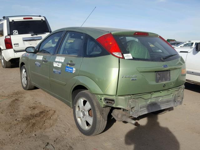 1FAHP37N57W119824 - 2007 FORD FOCUS ZX5 GREEN photo 3