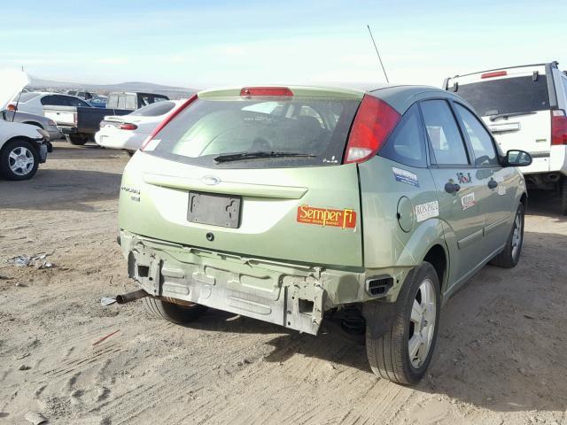 1FAHP37N57W119824 - 2007 FORD FOCUS ZX5 GREEN photo 4