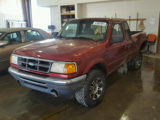 1FTCR15X9RPA60054 - 1994 FORD RANGER SUP RED photo 2