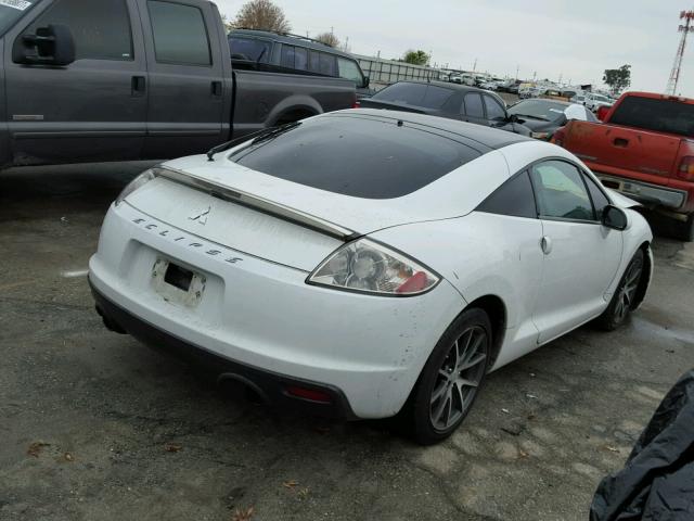 4A31K5DF7CE005436 - 2012 MITSUBISHI ECLIPSE GS WHITE photo 4