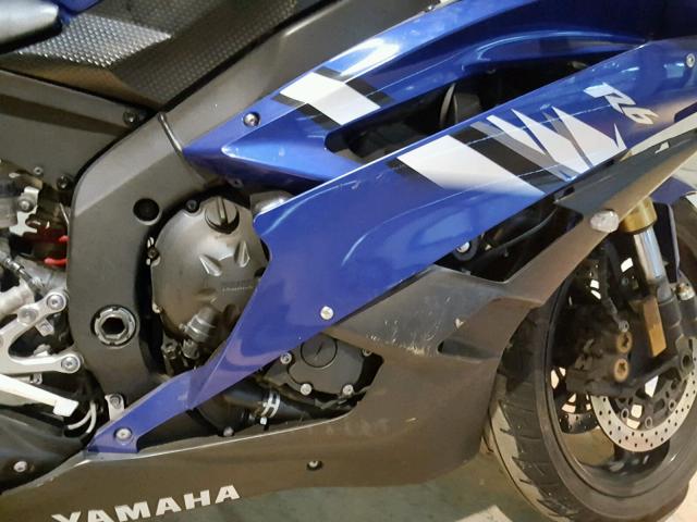 JYARJ12EX6A005661 - 2006 YAMAHA YZFR6 L BLUE photo 7