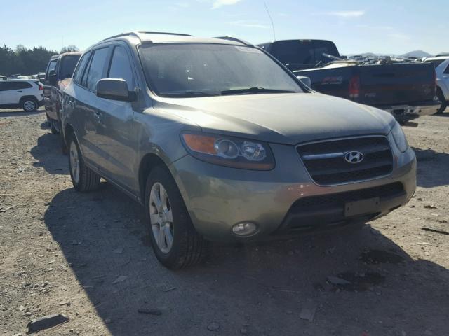 5NMSH13E17H025577 - 2007 HYUNDAI SANTA FE S GREEN photo 1