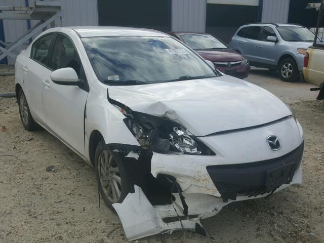 JM1BL1V89C1606433 - 2012 MAZDA 3 I WHITE photo 1