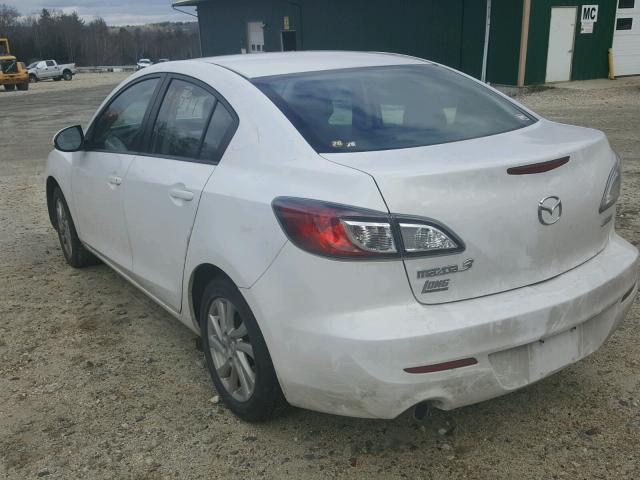 JM1BL1V89C1606433 - 2012 MAZDA 3 I WHITE photo 3