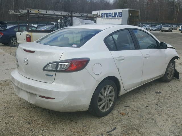 JM1BL1V89C1606433 - 2012 MAZDA 3 I WHITE photo 4