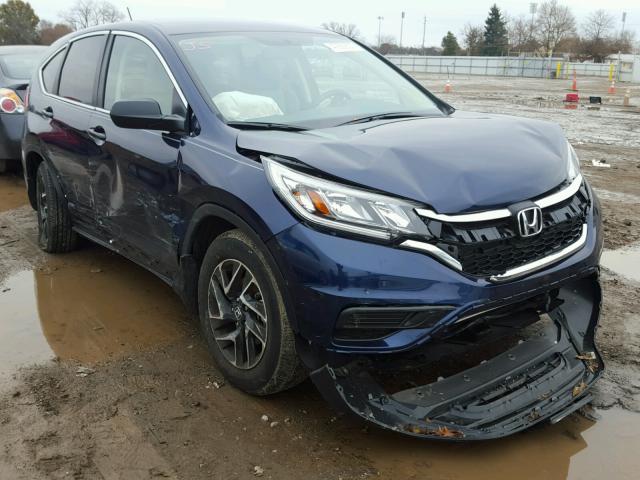 2HKRM4H42GH712145 - 2016 HONDA CR-V SE BLUE photo 1