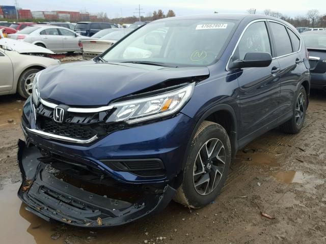 2HKRM4H42GH712145 - 2016 HONDA CR-V SE BLUE photo 2