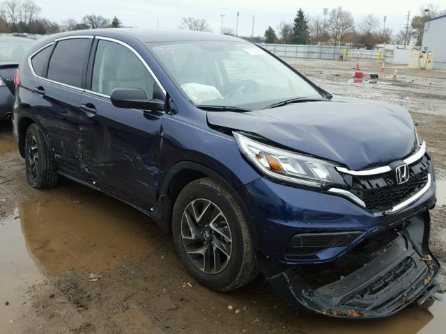 2HKRM4H42GH712145 - 2016 HONDA CR-V SE BLUE photo 9