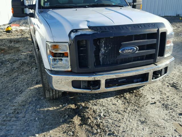 1FDWW34RX8EA27350 - 2008 FORD F350 SRW S WHITE photo 9