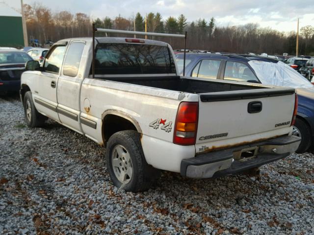 2GCEK19V4X1107555 - 1999 CHEVROLET SILVERADO WHITE photo 3