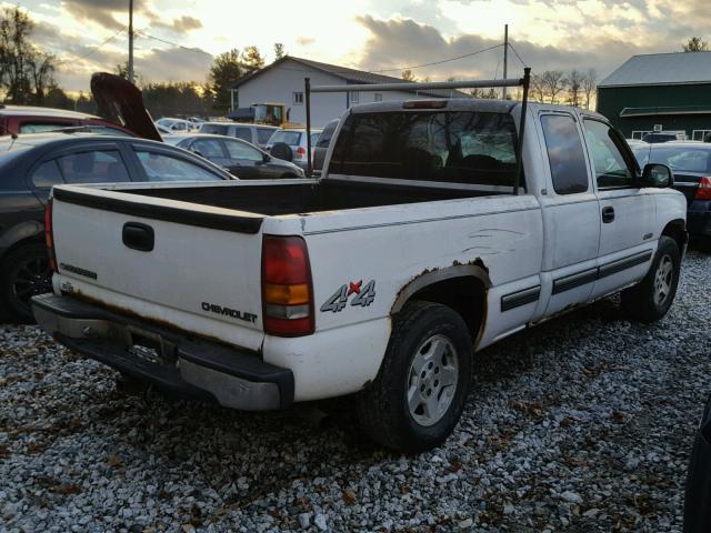 2GCEK19V4X1107555 - 1999 CHEVROLET SILVERADO WHITE photo 4