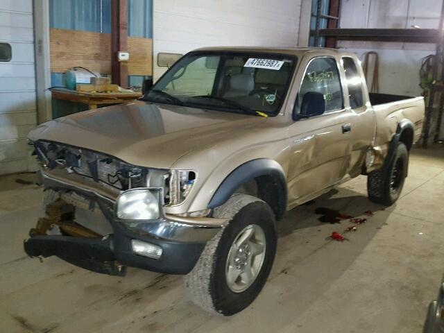 5TESN92N23Z149554 - 2003 TOYOTA TACOMA XTR GOLD photo 2