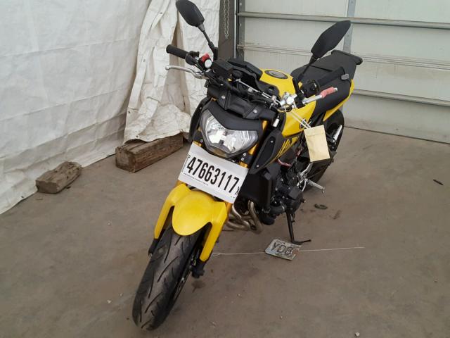 JYARN33E1FA006048 - 2015 YAMAHA FZ09 YELLOW photo 2