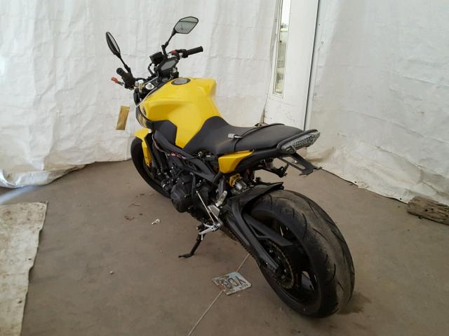 JYARN33E1FA006048 - 2015 YAMAHA FZ09 YELLOW photo 3