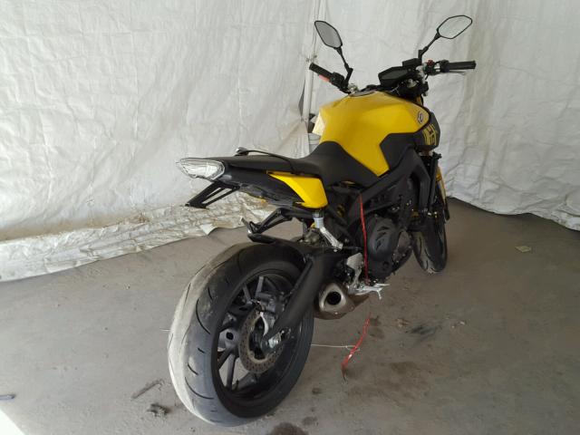 JYARN33E1FA006048 - 2015 YAMAHA FZ09 YELLOW photo 4