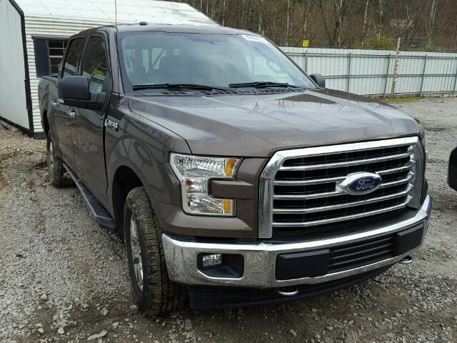 1FTEW1EF6HFA44147 - 2017 FORD F150 SUPER BROWN photo 1