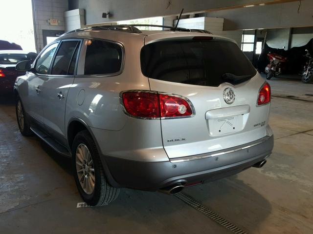 5GALRBEDXAJ173001 - 2010 BUICK ENCLAVE CX SILVER photo 3