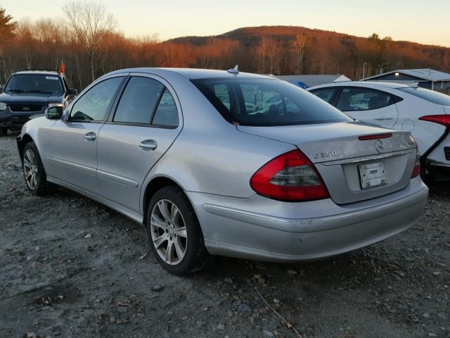 WDBUF87X39B431286 - 2009 MERCEDES-BENZ E 350 4MAT SILVER photo 3