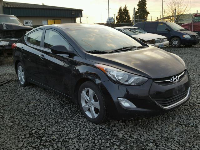 KMHDH4AE3CU367575 - 2012 HYUNDAI ELANTRA GL BLACK photo 1