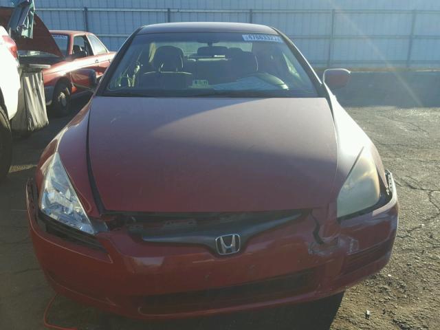 1HGCM72294A023304 - 2004 HONDA ACCORD LX RED photo 10