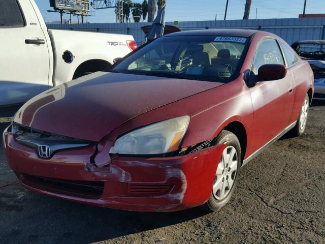 1HGCM72294A023304 - 2004 HONDA ACCORD LX RED photo 2