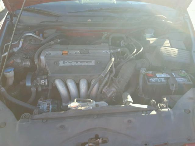 1HGCM72294A023304 - 2004 HONDA ACCORD LX RED photo 7