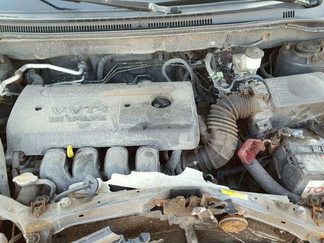 2T1BR32E75C552763 - 2005 TOYOTA COROLLA CE GRAY photo 7