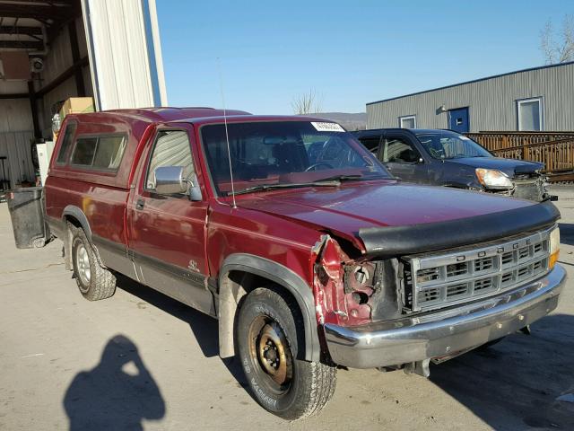 1B7GL26X0RS605000 - 1994 DODGE DAKOTA RED photo 1