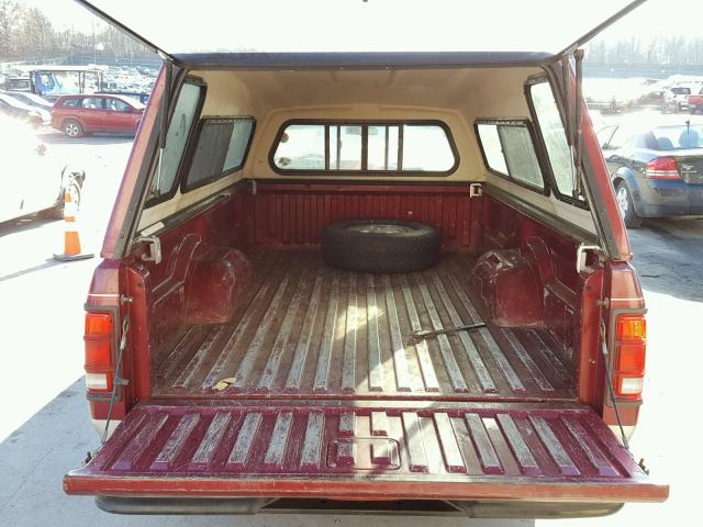 1B7GL26X0RS605000 - 1994 DODGE DAKOTA RED photo 6