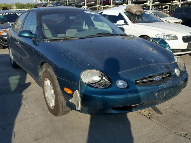 1FAFP52U3WA133038 - 1998 FORD TAURUS LX GREEN photo 1