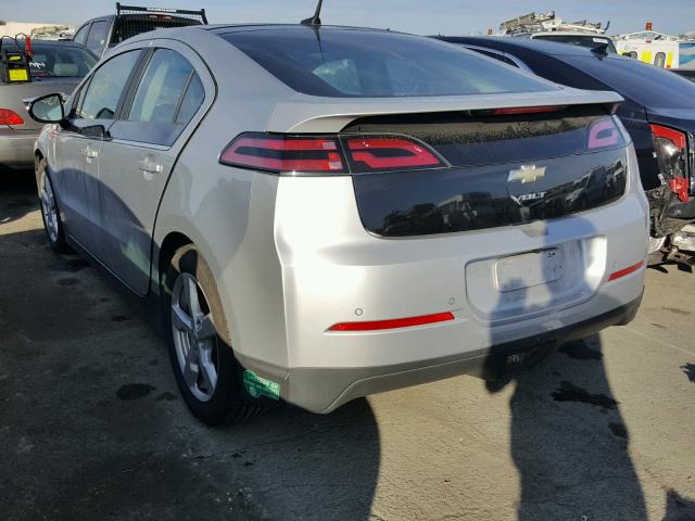 1G1RH6E47CU126196 - 2012 CHEVROLET VOLT SILVER photo 3